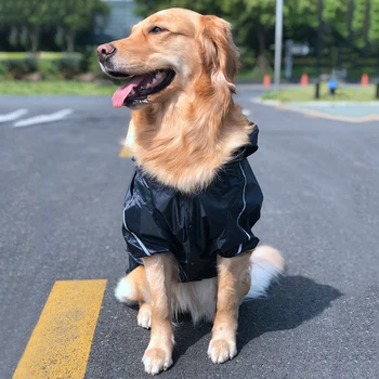 Reflexná Psie Oblečenie, Pršiplášť Nepremokavé Dážď Jumpsuit Pre Veľké Stredné Malé Psy Zlatý Retriever Vonkajšie Pet Oblečenie Kabát