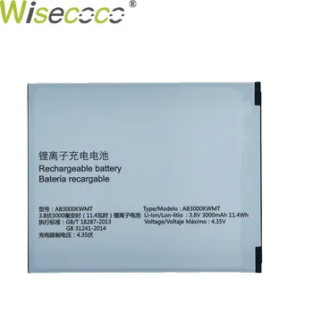 Wisecoco Nový, Originálny 3000mAh AB3000KWMT Batérie Philips Xenium CTS327 S327 Chytrý Telefón Vysokej Kvality, S Sledovacie Číslo