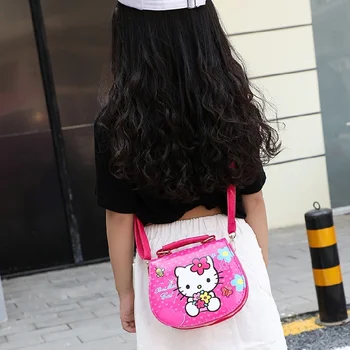 Anime Mačka Roztomilý Kreslený Módne Tašky cez Rameno, Baby, Dievčatá Mini PU Kabelky Krásne Nákupní Taška Deti Prenosná Taška Crossbody
