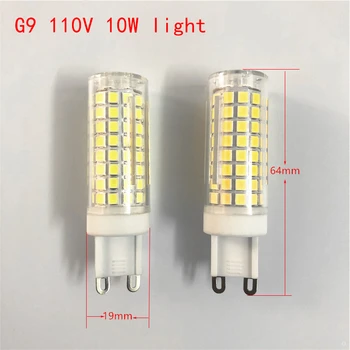 G9 E11 E12 E14 E17 BA15D SMD2835 102leds 10W AC110V Led Žiarovky dekorácie svetelné stmievateľné kukurica lampa nahradiť halogénové svetlá 5pc/veľa