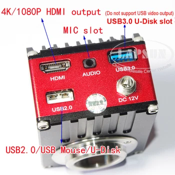 4K UHD HDMI USB3.0 USB3.0 1080P@60fps FHD Priemyselné Odvetvia Mikroskopom Digitálnu videokameru, C - Mount Spojenie RZSP-4KCH