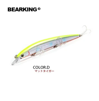 2018 Bearking 1PC 12.8 cm 14,8 v g Pevný Rybárske Lure Nahodiť Návnadu plávajúce Jazero, Rieka, Rybolov Wobblers Kaprov Rybárskych Návnad