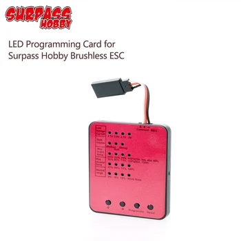 Vysoko Kvalitné LED ESC Programovacie karty pre RC Auta 25A/35A/45A/60A/80A/120A Striedavé ESC Programe karty