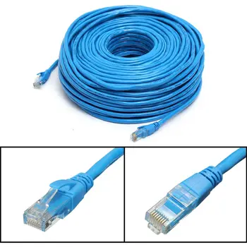 NOVÉ 50M/164Feet RJ45 CAT6 CAT6E Ethernet Internet LAN Drôty Sieťového Kábla Kábel pre Notebook Router Sieťový Kábel