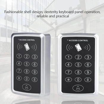 Nepremokavé RFID 125KHz riadenia Prístupu, Blokovanie Vonkajšie Rainproof Kryt EM Card Reader 10pcs Keyfobs Pre Dvere Prístupový Systém