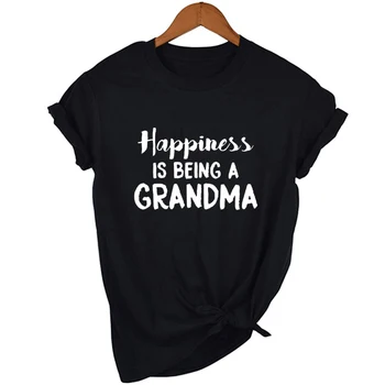 Dámske Šťastie Je To, že Babička Vtipné Tričko Babička Tričko pre Dámy Babička Je Tričko Oblečenie Babička Darček