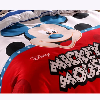 Disney Mickey Mouse, Minnie Mouse, Macko Perinu Sada 3 alebo 4 Ks Twin Jednu Veľkosť Obliečky Nastaviť pre Deti Spálňa Decor