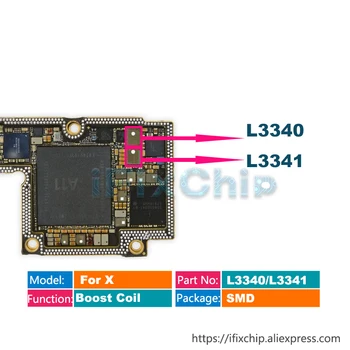 2ks-50pcs/veľa Kompatibilné L3340 L3341 pre iphone X 8x Plnenie boost Cievka