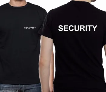 Bavlna lete mes fashion T-shirt security T-shirt práce stráže, stráže s bodyguard voľný čas Tee tričko