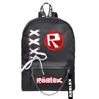 Robloxs Batoh Páse s nástrojmi kórejský Späť Pack Školy Písmeno Batoh Kórea Taška Teenage USB Nabíjanie Laptop Taška Mochila Dieťa Dieťa Darček