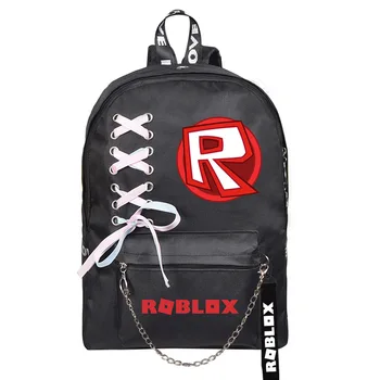 Robloxs Batoh Páse s nástrojmi kórejský Späť Pack Školy Písmeno Batoh Kórea Taška Teenage USB Nabíjanie Laptop Taška Mochila Dieťa Dieťa Darček