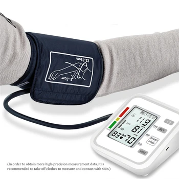 Tlak Monitor Hornej končatiny, Pulz Rozchod Meter Domov BP Sfigmo stetoskop Automatický Digitálny monitor Krvného tlaku