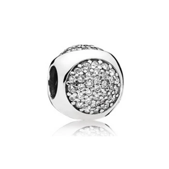 Reálne 925 Sterling Silver Módne Snowflake Charms Korálky Fit Pôvodné Pandora Náramok pre ženy, Vianočné Šperky Robiť