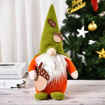 Ručné Swedish Language Tomte Bábika Ozdoby Dlho Klobúk Christmas Elf Dekoráciu Vďaka Dávať Deň Dary