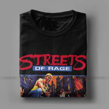 Muži Streets Of Rage, T Košele Retro Axel Golden Axe Blaze Bojová Hra Bavlnené Oblečenie, Krátky Rukáv Tees Plus Veľkosť Trička