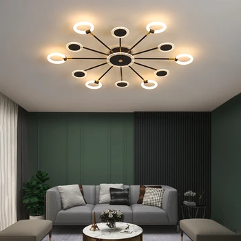 LED Luster obývacia izba stropné svietidlo osvetlenie reštaurácia, spálne, kuchyne jednoduché atmosférických tvorivé Nordic molekuly lampa