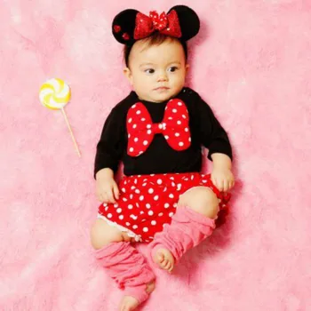 Mickey Baby Remienky Baby Girl Šaty Chlapček Romper Novonarodené Deti Disney Oblečenie Set Sa Jumpsuit Dieťa Roupas Bebe Minnie