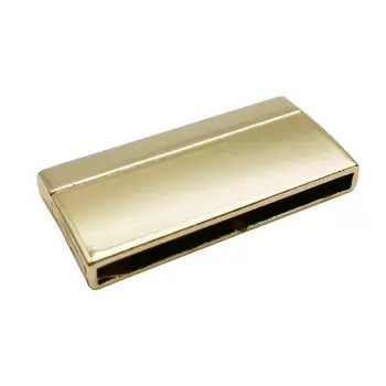 AaaZee 2 sady 40mmx3mm Otvor Ploché Zlata, Magnetická Spona pre DIY Náramok Šperky, Takže Silný Magnet Šperky Koniec