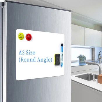 Magnetické Chladnička Nálepky Utrite Magnetických Tabúľ Home Office Značky Pripomenúť Memo Podložky Kuchyňa Chladnička Magnety Dekorácie