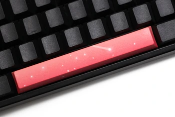 Novinka celoplošný farbivo subbed Keycap medzerník pbt vlastné mechanické klávesnice zvlnenie meteor neon