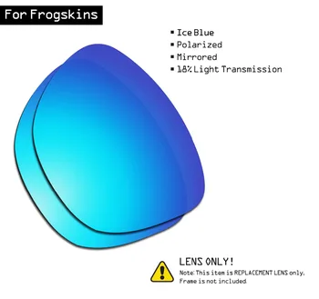 SmartVLT Polarizované slnečné Okuliare Náhradné Šošovky pre Oakley Frogskins - Ice Blue