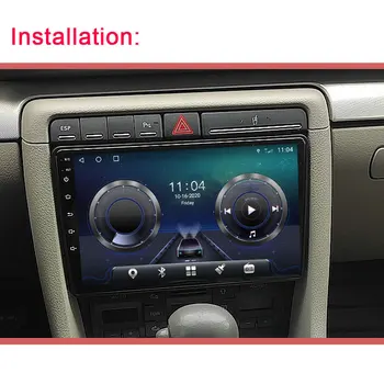 6 G 128G Android 9.0 Auto Multimediálny Prehrávač Auto Rádia Pre Audi A3, A4 A6, TT 2008-2012 Navigáciu 2.5 D Carplay BT GPS Č. 2 Din DVD