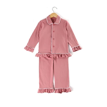 Bavlna Batoľa Chlapci a Dievčatá sleepwear Rodiny Zodpovedajúce Deti Vianočné farbou Prehrabať deti Pyžamá