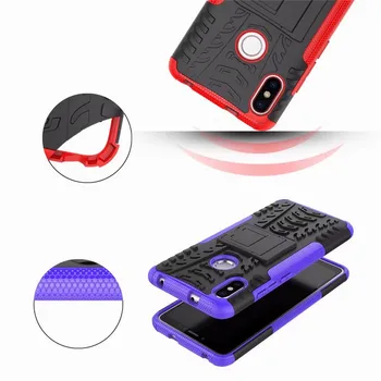 360 Stupňov Pokročilá Ochrana Brnenie Prípade Pevného Pre Xiao Redmi S2 Miešanie Plastové Slim Nárazníka Telefón Taška Case na Redmi S 2 5.99