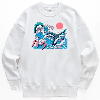 Odvážneho Preč, Mikiny Mužov Japonské Anime Pulóvre Muži Jeseň Fashion Mikina S Kapucňou, Voľné Harajuku Cartoon Streetwear