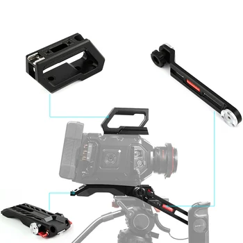 Gondoer Pre Blackmagic URSA Mini 4K 4.6 K Digitálny Fotoaparát na Film Rameno Auta video Plošinu s Hľadáčik montáž držiaka GD-MN-01