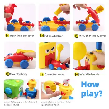 Horúce Hračka Vzdelávania, Vedy Moc Balón Auto Montessori hračky Experiment Hračky Zábava Inerciálnych Spustenie Veža Autá, Hračky pre Deti Darček