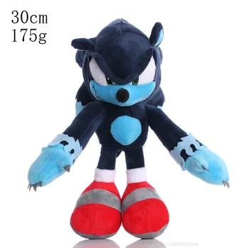 New Horúce Predaj 30 cm Sonic Plyšové Hračky Čierny Tieň Plyšové Plyšové Hračky, Bábiky Pre Deti detský Darčeky na Nový Rok