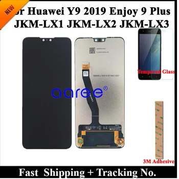 Testované, Originálne LCD Displej Pre Huawei Y9 2019 Pre Huawei Y9 2019 Vychutnať 9 Plus Displej LCD Screen Dotknite sa položky Digitalizátorom. Montáž