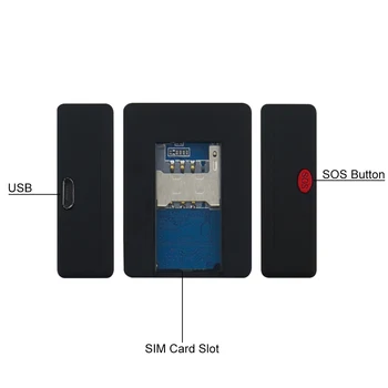 Mini Tracker nobox Bez GPS Modul GPRS LBS tracker MINI A8 4band GSM Lokátora reálnom čase Sledovanie Zadarmo APP Platformu Mini A8 Tracker