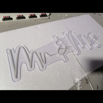 Mr & Mrs Flex Led Vlastné Neónový nápis Svetlo Iny Stenu Decor 12V 3D vodotesné Vonkajšie manželstva Svadobné party dekorácie