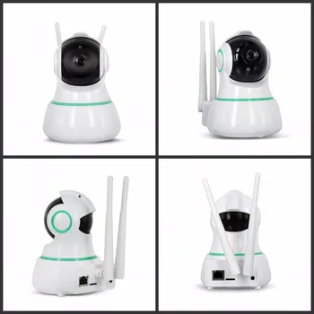 ES31 Wifi IP Kamera 1080P 2 Way Audio Baby Monitor Bezdrôtový 360-Stupňový Panoramatický Výhľad Home Security Dohľadu IČ Videokamera