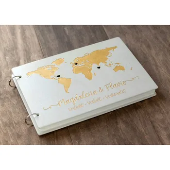 Svadobná Kniha Hostí Mapu Kniha Hostí,Cestovné Album Vlastné Knihy Hostí,Cestovanie, knihy návštev štúdia album