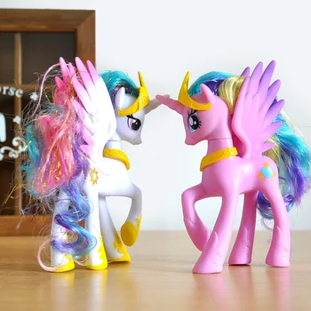 Môj Malý Pony Bábiky Hračky Twilight Sparkle hviezdne svetlo Iskrička PVC Akcie Obrázok Modely, Bábiky Jednorožec Hračky Pre Deti Darček