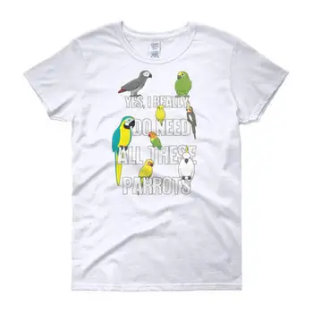 Papagáj T-Shirt pánske Pet Darček Vták Milenca Cockatiel Kužeľ-tailed pa Nové Unisex Potlačené Tričká Dizajn Webovej stránky