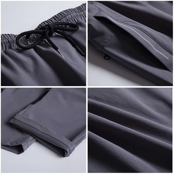 Pioneer Tábor letná tenká Teľa-Dĺžka nohavice mužov značky oblečenia pevné, rýchle sušenie nohavice mužskej kvality strečové nohavice AXX701152