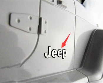 RC auto kovové logo samolepky pre 1:10 rozsahu tamiya cc01 rám jeep wrangler diaľkové ovládanie rock crawler hračky auto