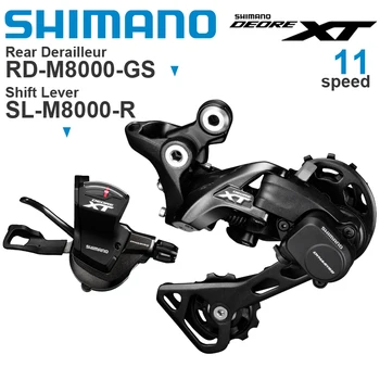 SHIMANO DEORE XT M8000 11v 11Speed Sada SL M8000 Shifter PREHADZOVAČKA GS SGS SHADOW RD Originálne diely pre MTB bicykel