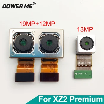 Dower Ma Späť Zadné Hlavný Fotoaparát Páse s nástrojmi Flex Kábel Prednej Kamery Modul Pre Sony Xperia XZ2 Premium H8166 XZ2P Plus 5.8