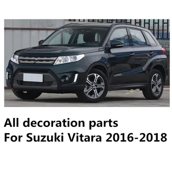 Pre Suzuki Vitara 2016 2017 2018 2019 Auto Zadné zadný Nárazník Detektor Nehrdzavejúcej Ocele Zábal Licencia Výbava Rám Lampa Liatie 1pcs