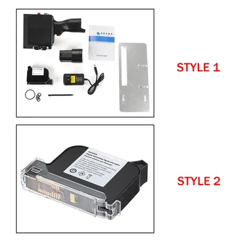 Prenosné Tlačiarne Štítok Atramentové QR Printet USB Automatické Kódovanie Stroj Dátum anglický Smart Encoder 110-220V LED Dotykový Displej