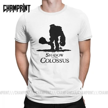Shadow Of The Colossus pánske Tričká, Vintage Tričká Krátky Rukáv Kolo Krku T-Shirts Čistej Bavlny Šaty Plus Veľkosti 4XL 5XL 6XL