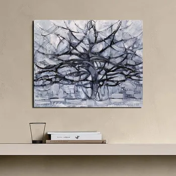 Piet Cornelies Mondrian Abstraktné Strom Plátno Na Maľovanie Vytlačí Obývacia Izba Domova Moderné Nástenné Art Olejomaľba Plagáty Obrázok