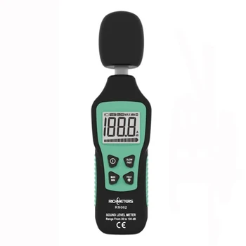 Zvuku indikátor Úrovne Meter analyzer Hluk Zvuk Monitora Decibel sonometer 30-130 dB meracie prístroje