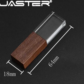 JASTER tvorivé drevené a krištáľovo kl ' úč 4GB 8GB pero disk 16GB 32GB 64GB USB flash memory stick LOGO prispôsobené dary