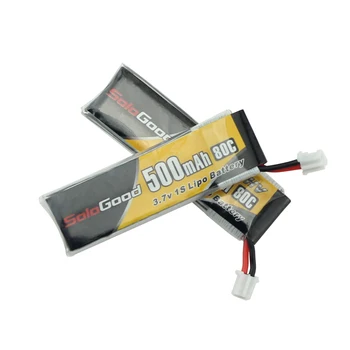 SoloGood 1S Série Lipo Batérie 1S 3,7 V 3.8 V 200mAh 350mAh 500mAh 1100mAh 80C Nabíjateľná Batéria s PH2.0 Zapojte Konektor